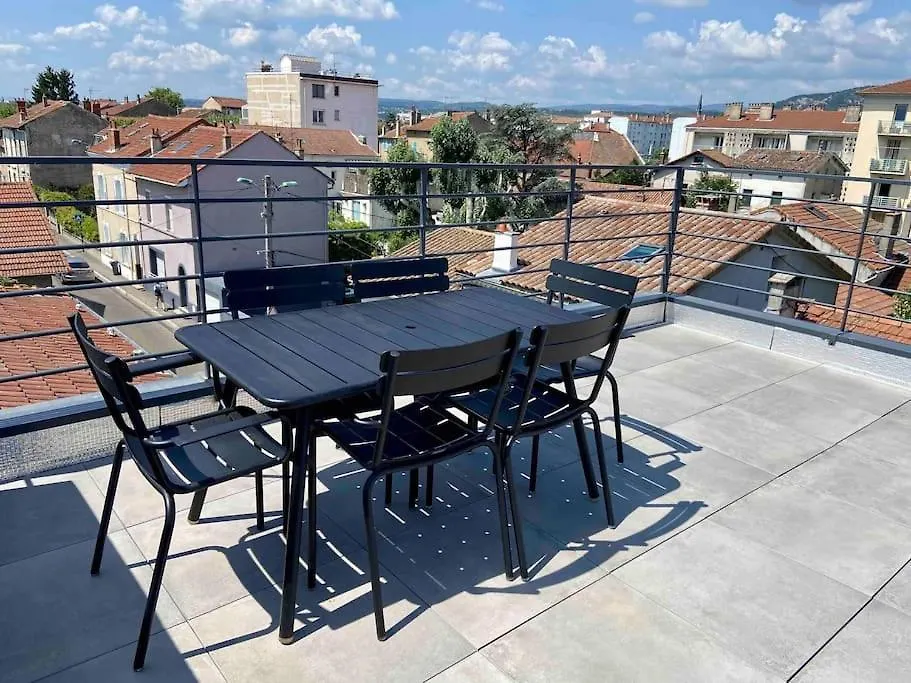 Apartment T3 Lumineux, Climatise/Rooftop/Proche Gare Valence  France